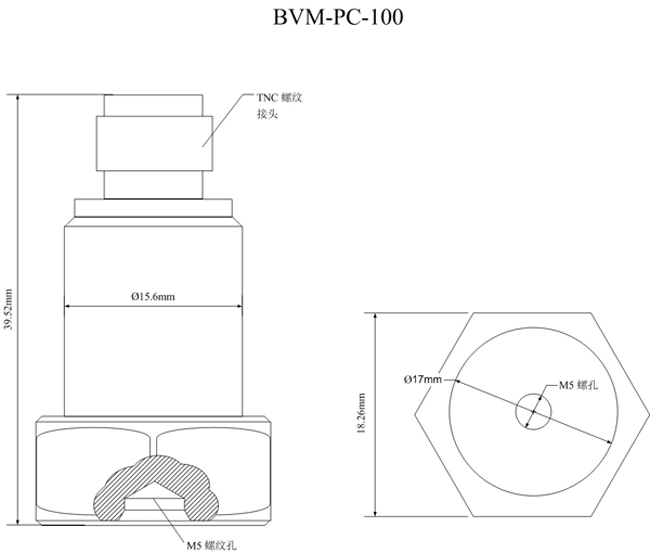 BVM-PC-100压电加速度传感器